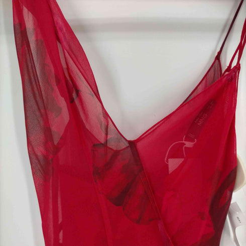 マンゴー MNG フラワープリントシア―ドレス レディース JPN:S